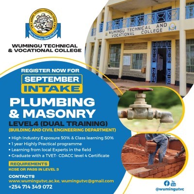 PLUMBING AND MASONRY DUAL TRAINING